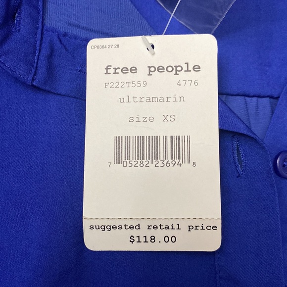 Free People Ultramarin Button Down Blouse - Picture 10 of 11